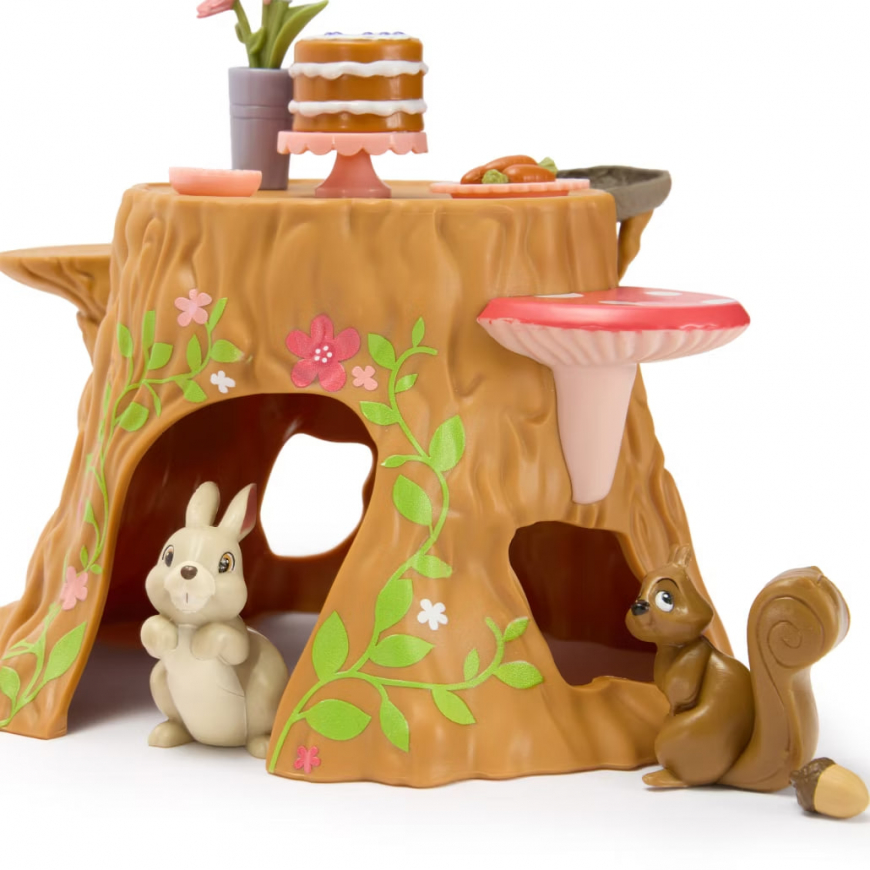 Disney Store Aurora Classic Doll Playset with forest tea party accessories
