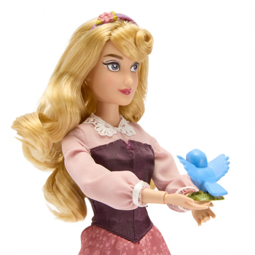 Disney Store Aurora Classic Doll Playset with forest tea party accessories