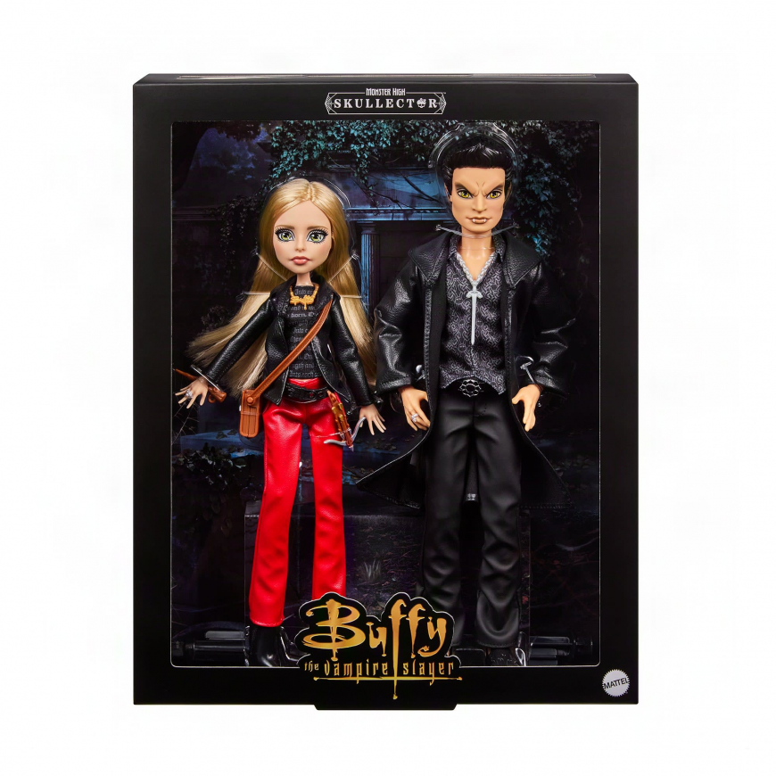 Monster High Skullector Buffy The Vampire Slayer Dolls Buffy and Angel Doll 2-Pack