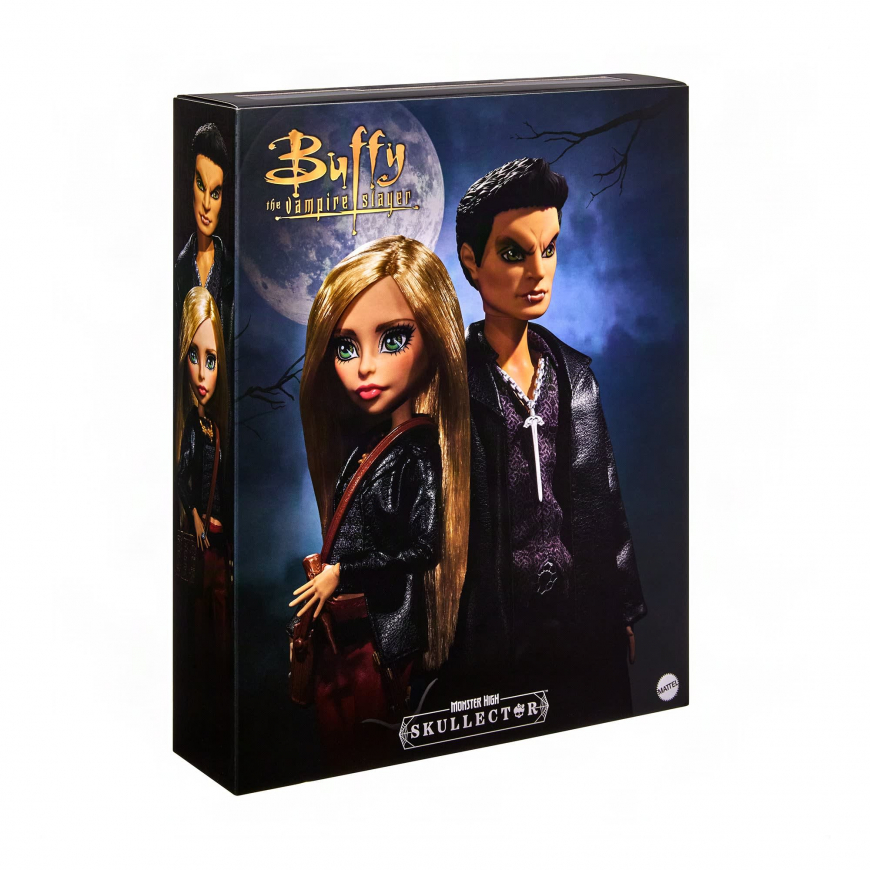Monster High Skullector Buffy The Vampire Slayer Dolls Buffy and Angel Doll 2-Pack