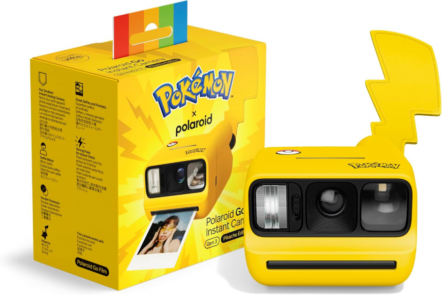 Polaroid Go Gen3 Mini Instant Camera - Pokémon Pikachu Edition