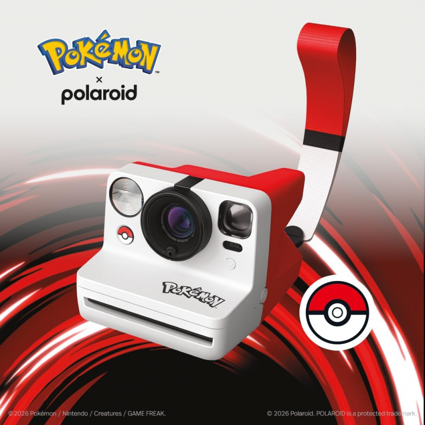 Polaroid Now Gen3 Instant Camera - Poké ball Edition