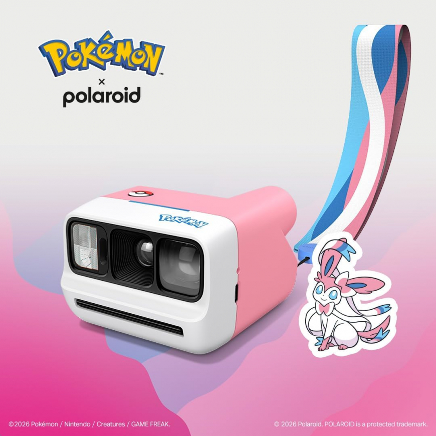 Polaroid Go Gen3 Mini Instant Camera - Pokémon Sylveon Edition