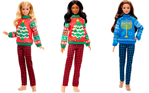 Barbie Signature Holiday Sweaters dolls 2026