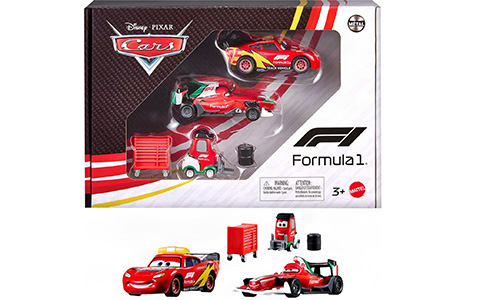 Mattel Disney and Pixar Cars Formula 1 Multipack