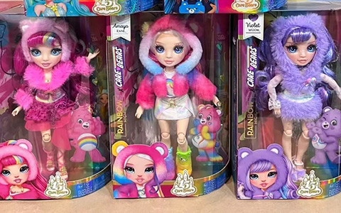 Rainbow High x Care Bears dolls