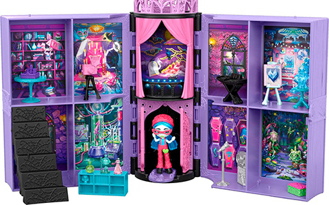 Monster High Little Frights Fearbook playset with Ghoulia Yelps