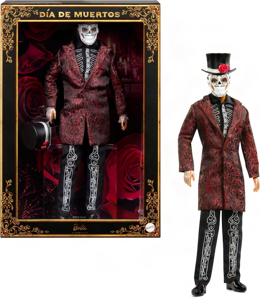 Barbie Signature Dia de Muertos 2026 Ken doll JJX97