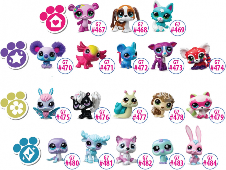 Littlest Pet Shop Collect & Display Collection Series 6