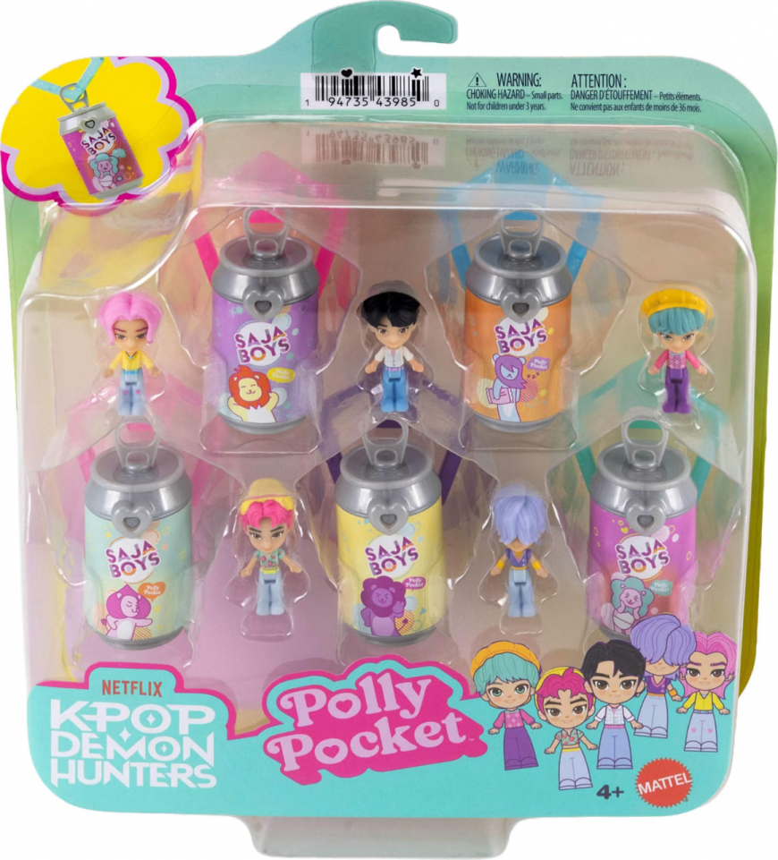 Polly Pocket x Kpop Demon Hunters Tiny Capsule Multipack saja boys