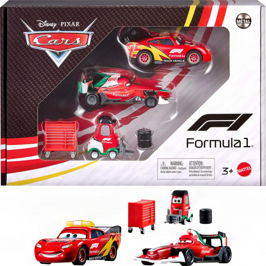 Mattel Disney and Pixar Cars Formula 1 Multipack