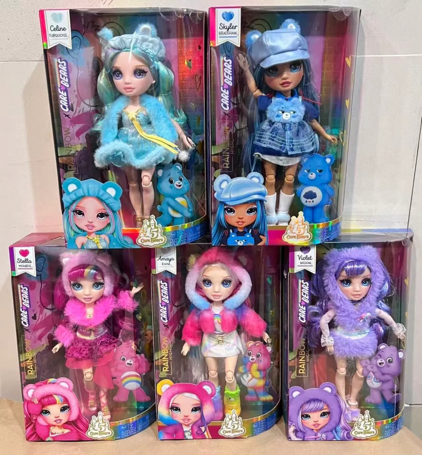 Rainbow High x Care Bears dolls