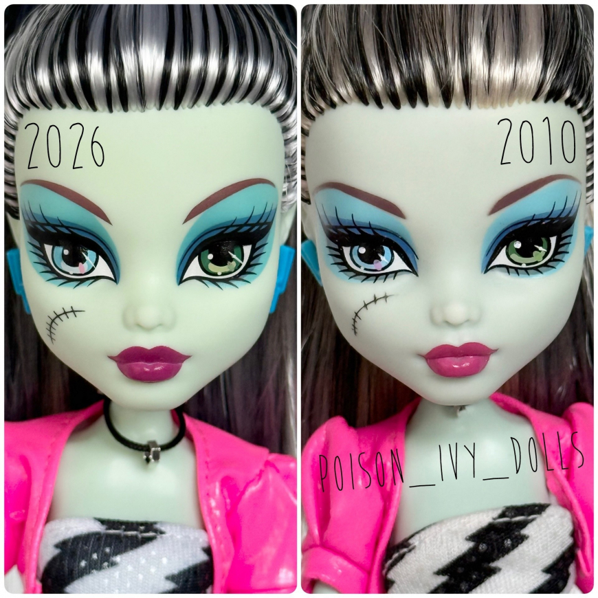 Monster High Boo-riginal Creeproduction Dawn of the Dance dolls 2026 vs 2010