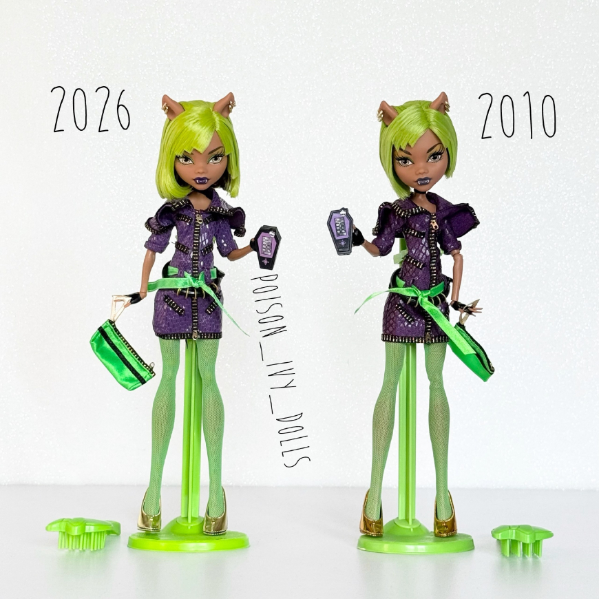Monster High Boo-riginal Creeproduction Dawn of the Dance dolls 2026 vs 2010