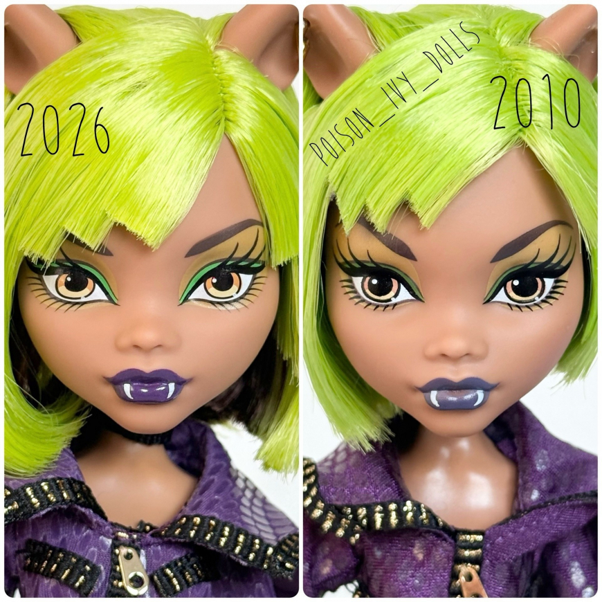 Monster High Boo-riginal Creeproduction Dawn of the Dance dolls 2026 vs 2010