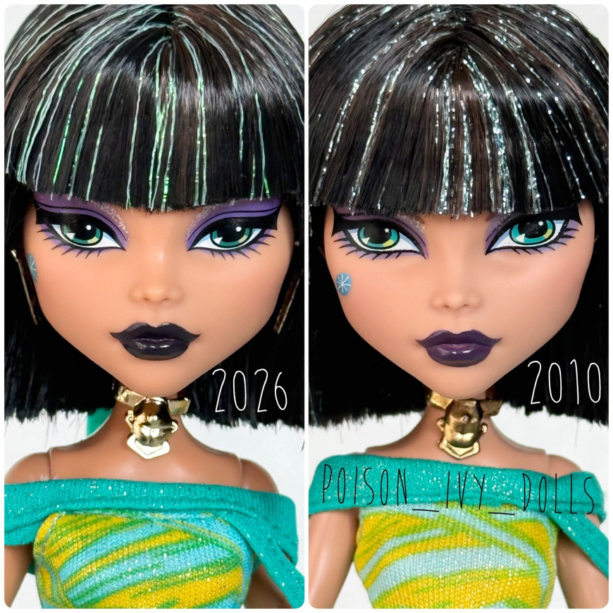 Monster High Boo-riginal Creeproduction Dawn of the Dance dolls 2026 vs 2010