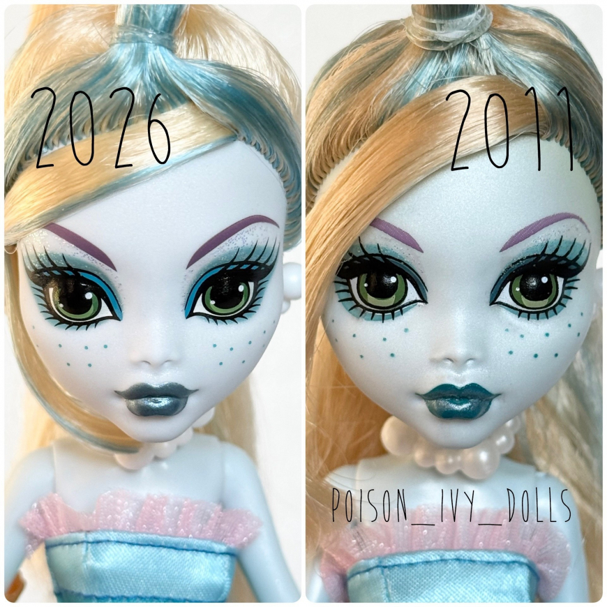 Monster High Boo-riginal Creeproduction Dawn of the Dance dolls 2026 vs 2010