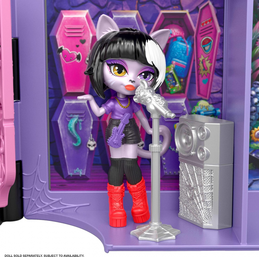 Monster High Little Frights Fearbook playset with Ghoulia Yelps