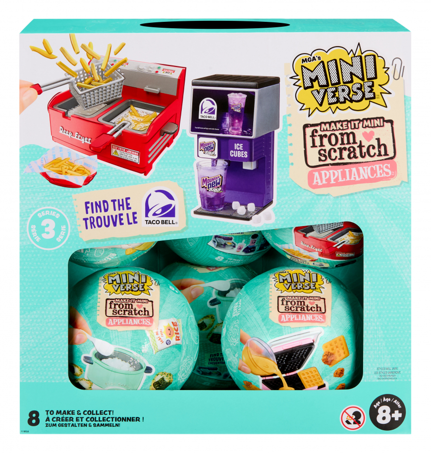 Miniverse MGA's Make It Mini Appliances Series 3 Wave B Taco Bell