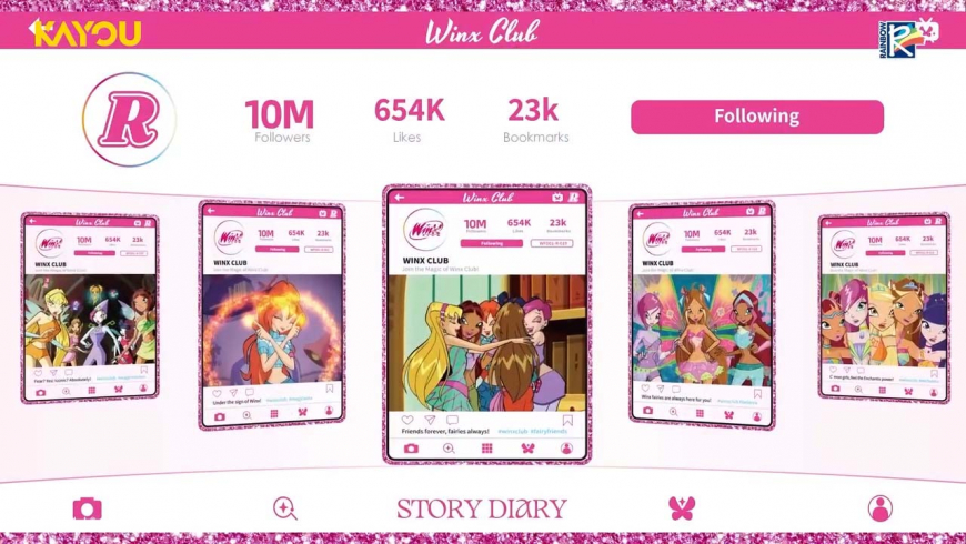 KAYOU x Winx Club Magic Edition (Fairy Diary Line) cards type