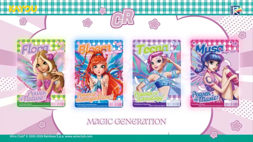 KAYOU x Winx Club Magic Edition (Fairy Diary Line) cards type