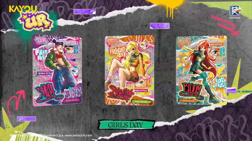 KAYOU x Winx Club Magic Edition (Fairy Diary Line) cards type