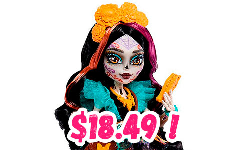 New Monster High Skelita Calaveras G3 student doll