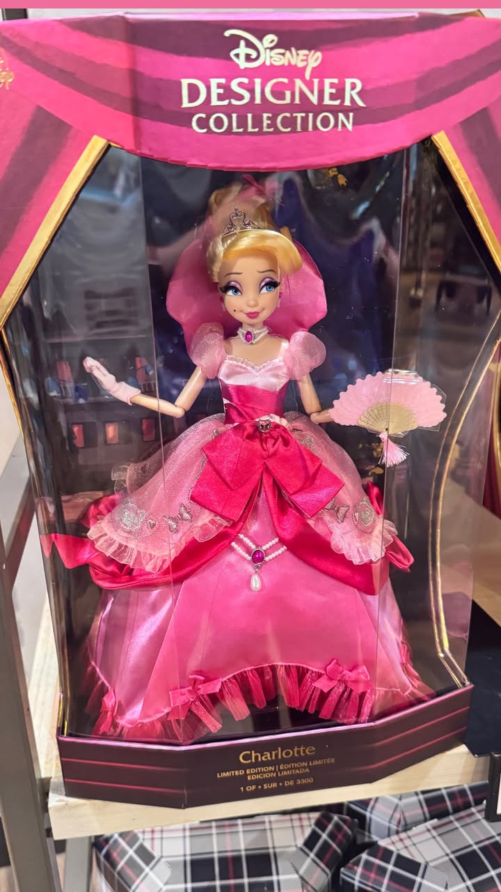 Disney Store Designer Collection Limited Edition Charlotte doll 2026