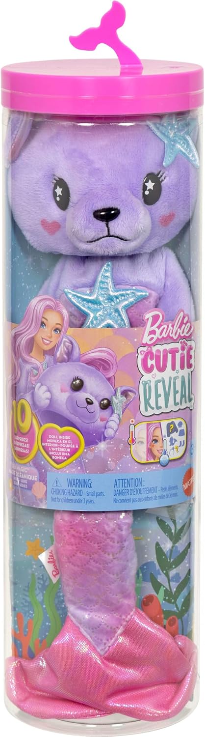 Barbie Cutie Reveal Sea Magic Starfish Dog doll