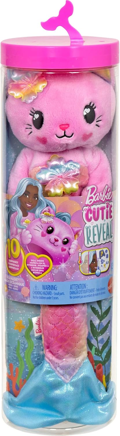 Barbie Cutie Reveal Sea Magic Flower Cat doll