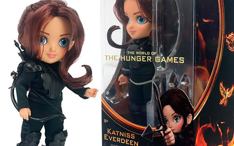 The Loyal Subjects Hunger Games Katniss Everdeen and Effie Trinket 5.5-inch Fashion Dolls
