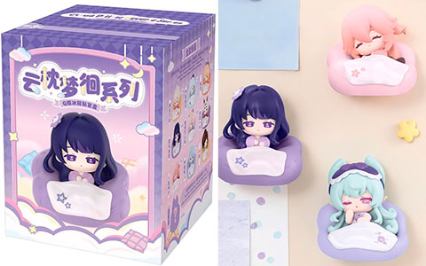 Genshin Impact Cloud Pillow Reverie Series Chibi Fridge Magnet
