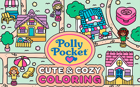 Polly Pocket: Cute & Cozy Coloring book