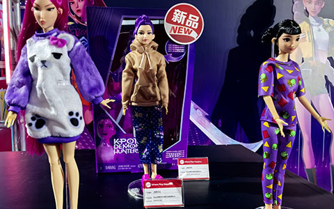 KPop Demon Hunters Glam Pajamas dolls