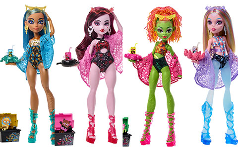 Monster High Buried Secrets Spooky Pool Party Surprise Dolls