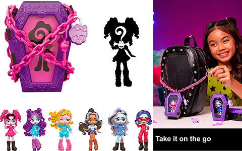 Monster High Little Frights Coffin Charms Pop Dolls