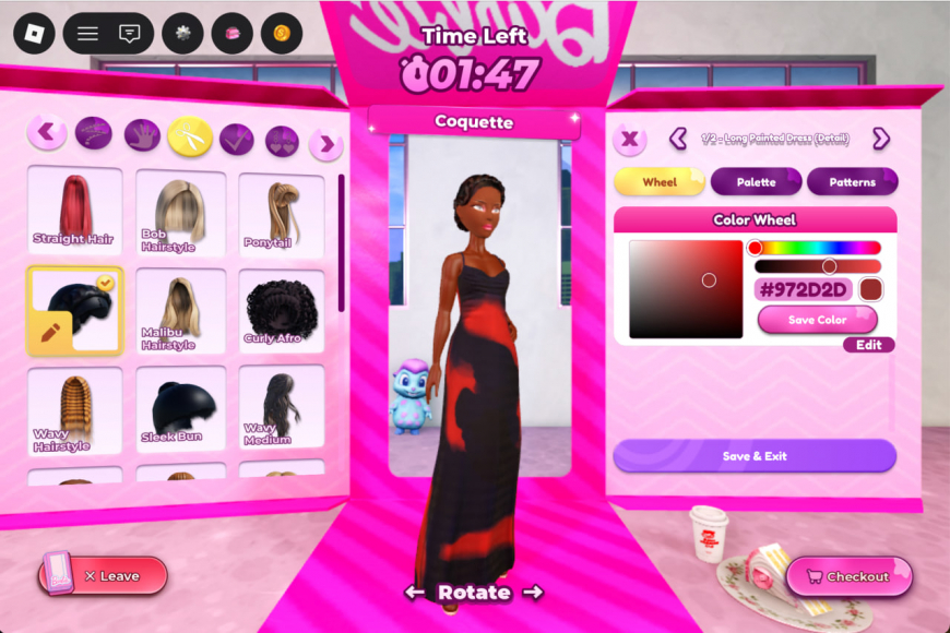 Barbie DreamStyle x Roblox game