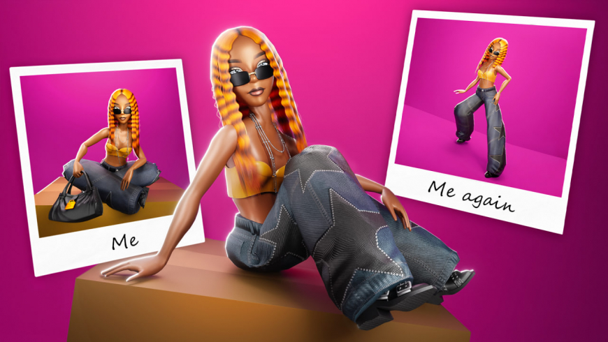 Barbie DreamStyle x Roblox game