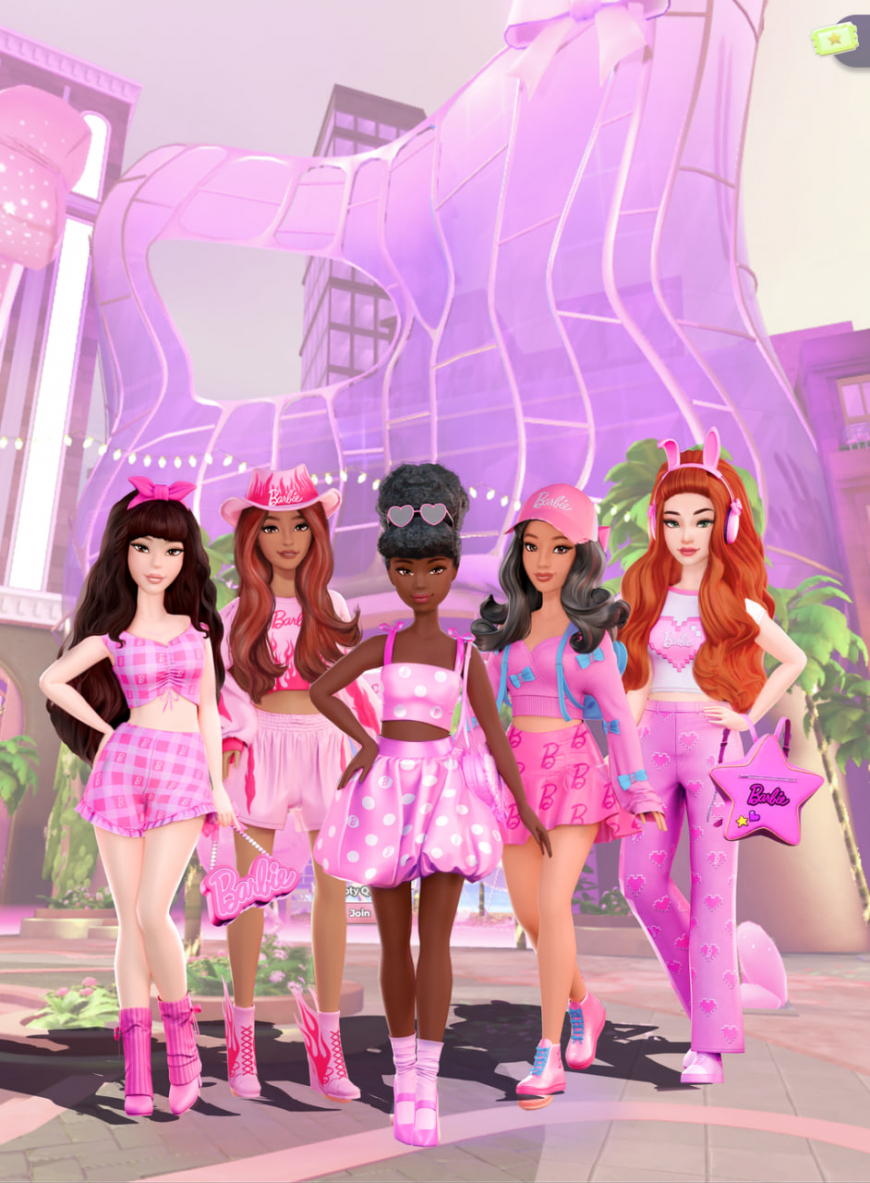 Barbie DreamStyle x Roblox game
