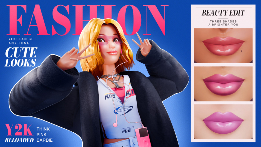 Barbie DreamStyle x Roblox game