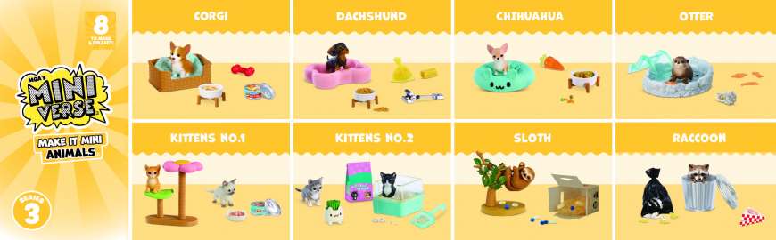MGA's Miniverse Make It Mini Animals Series 3