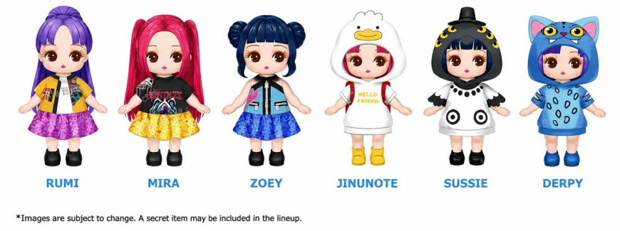 K-Pop Demon Hunters Petit Licca blind box dolls
