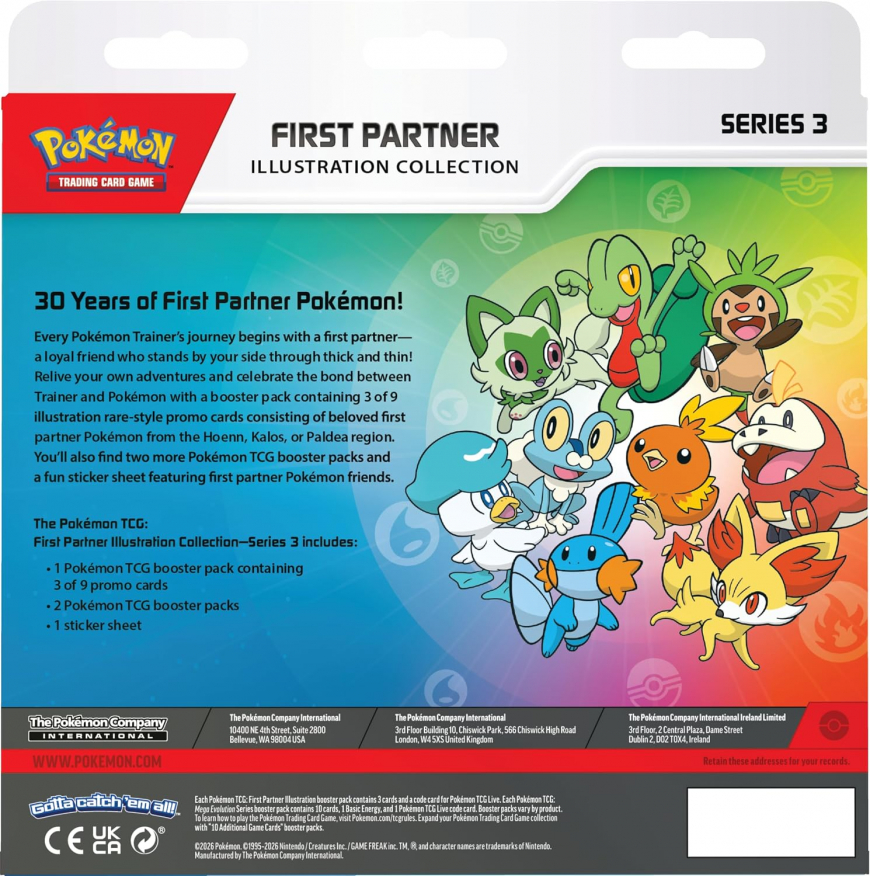 Pokémon TCG: First Partner Illustration Collection Series 3