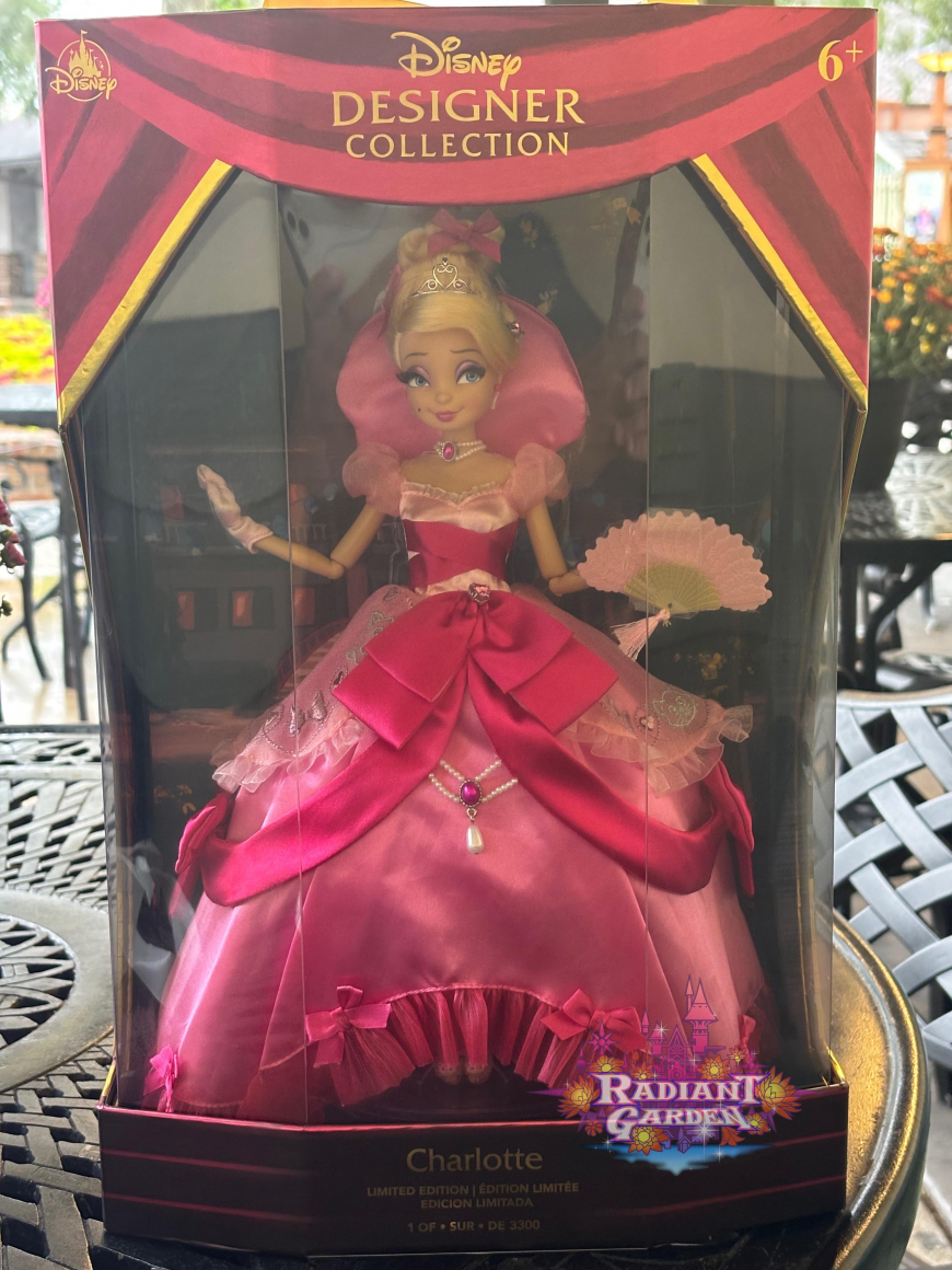 Disney Store Designer Collection Limited Edition Charlotte doll 2026 irl photo