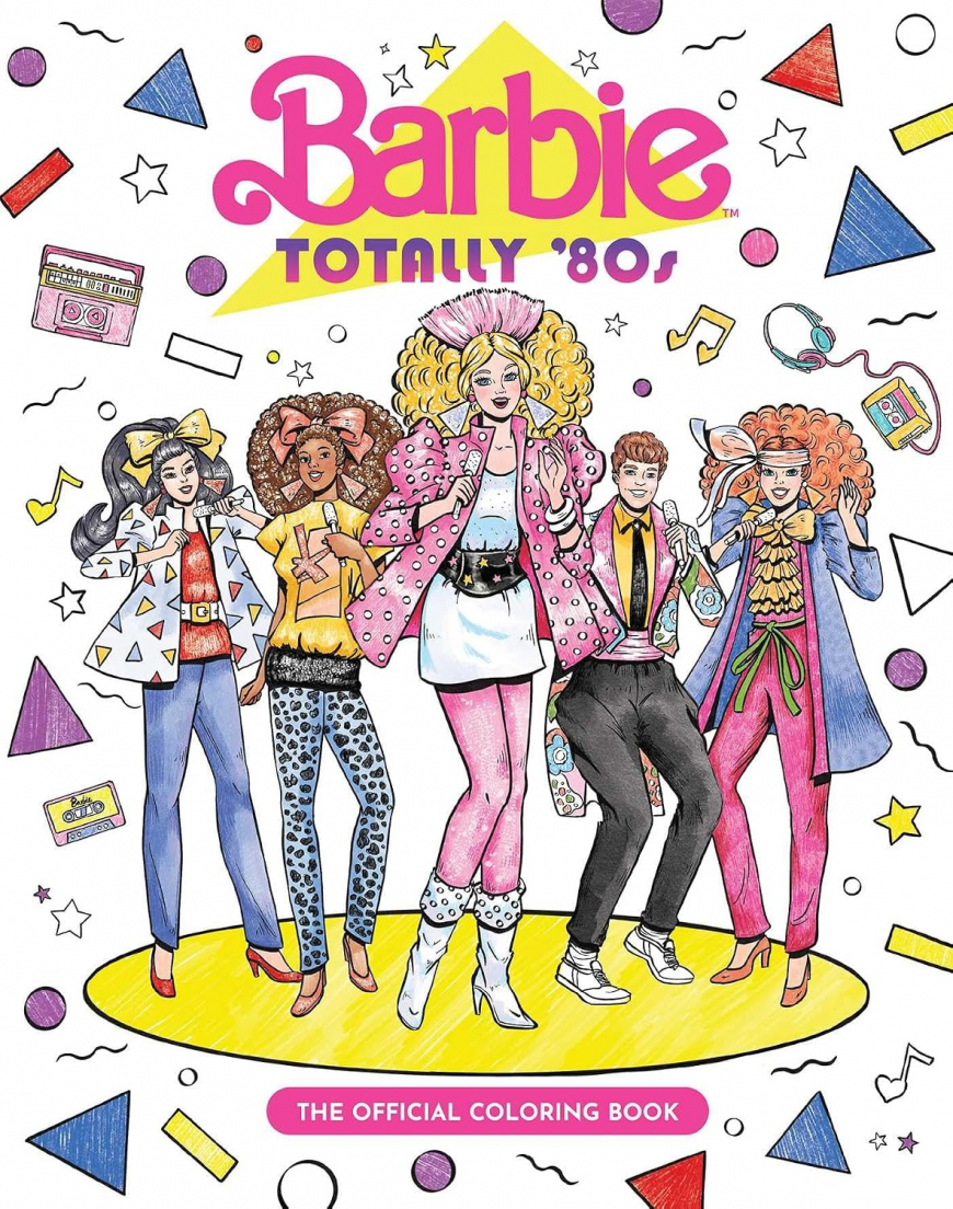 Barbie Totally 80's - The Official Coloring Book