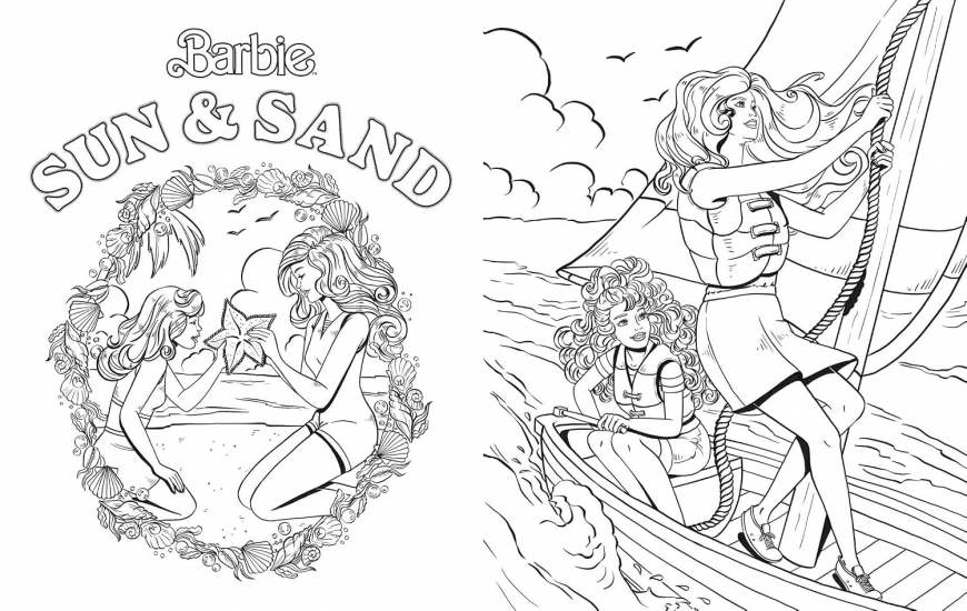 Barbie Totally 80's - The Official Coloring Book
