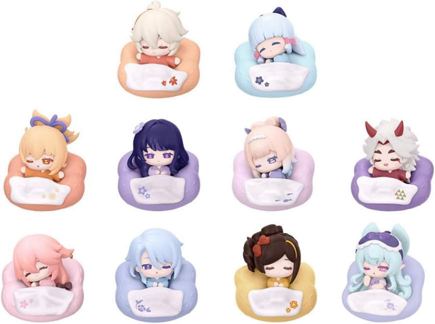 Genshin Impact Cloud Pillow Reverie Series Chibi Fridge Magnet