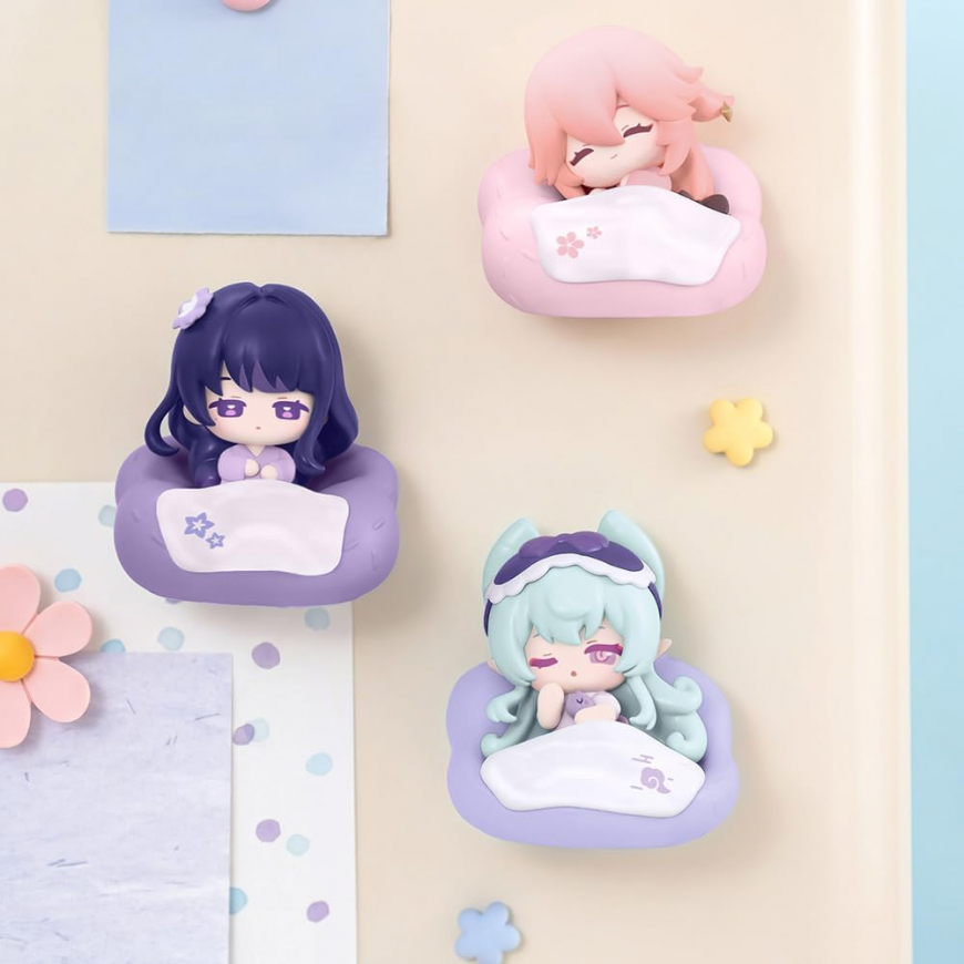 Genshin Impact Cloud Pillow Reverie Series Chibi Fridge Magnet