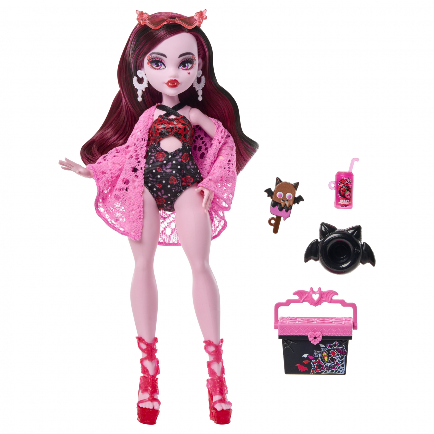 Monster High Buried Secrets Spooky Pool Party Draculaura doll