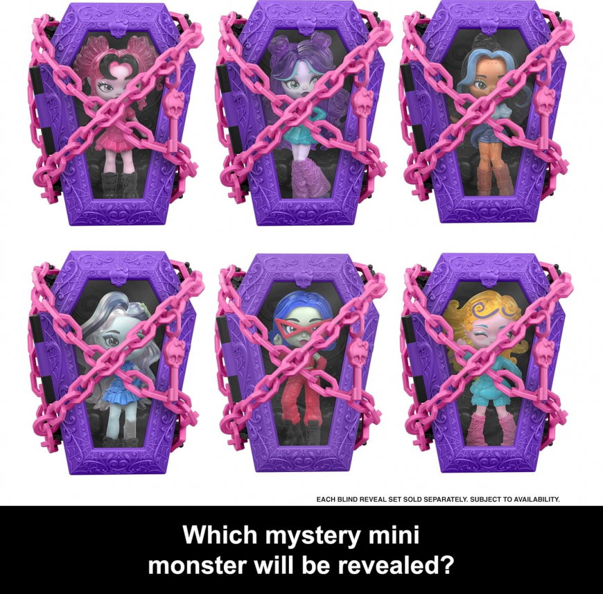 Monster High Little Frights Coffin Charms Pop Dolls
